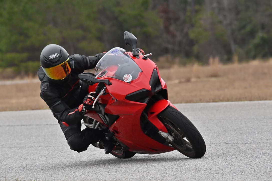 Me on a 2014 VFR800 at the JenningsGP motorcycle track.